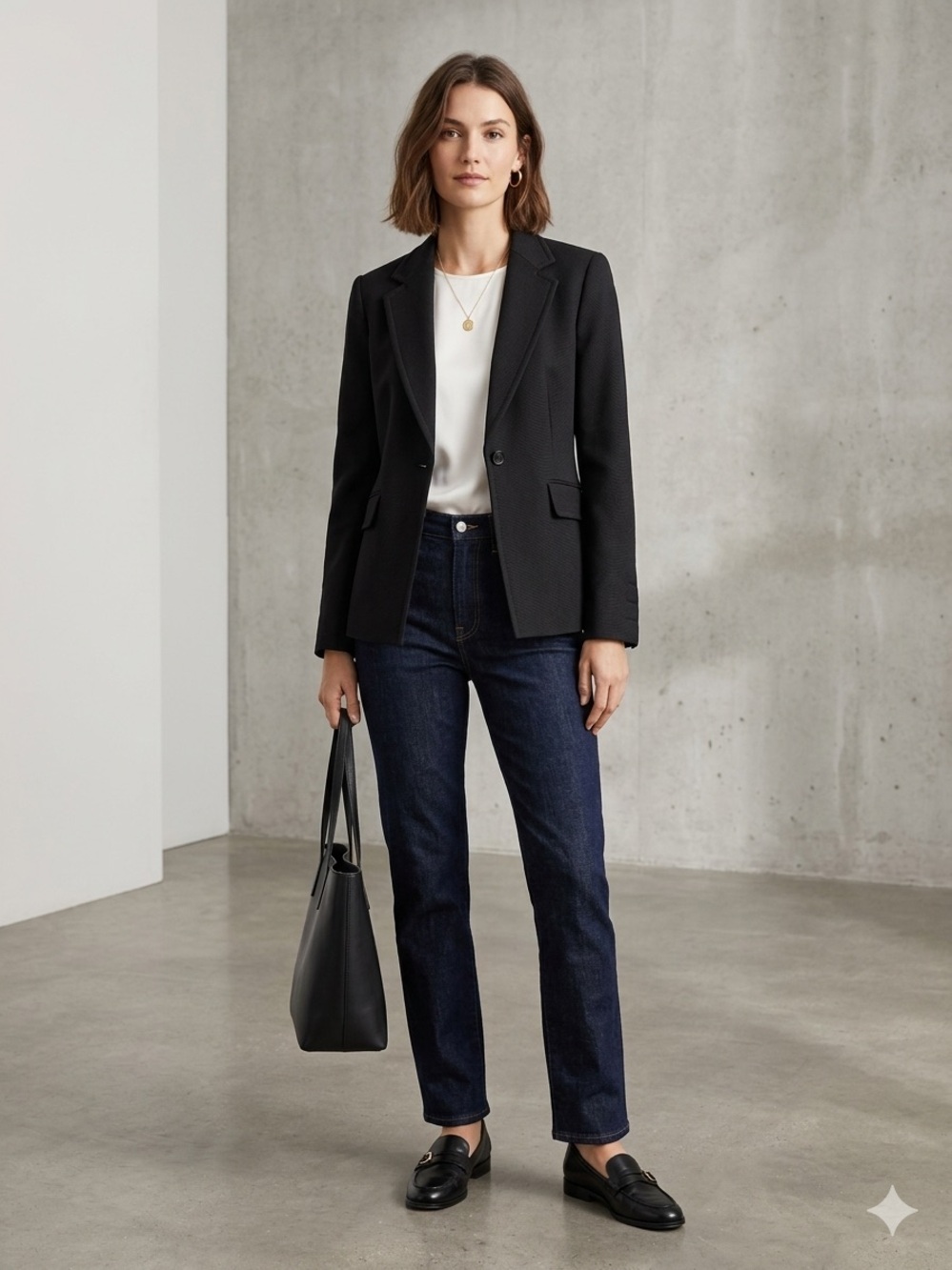 J. Crew Black Wool Blazer Size 2 Structured Shoulder Pad Jacket